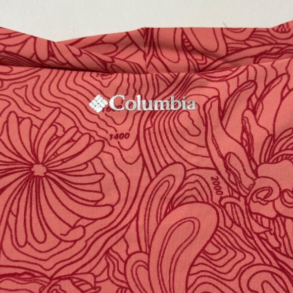 Columbia Titanium women's size XL coral floral long sleeve pullover - Picture 5 of 9